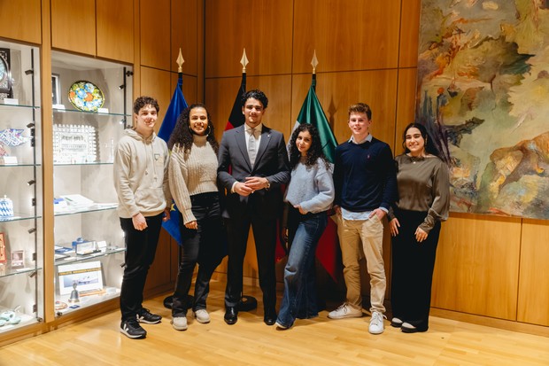 Das aktuelle Sprecher*innenteam
Foto: Filip Zahov