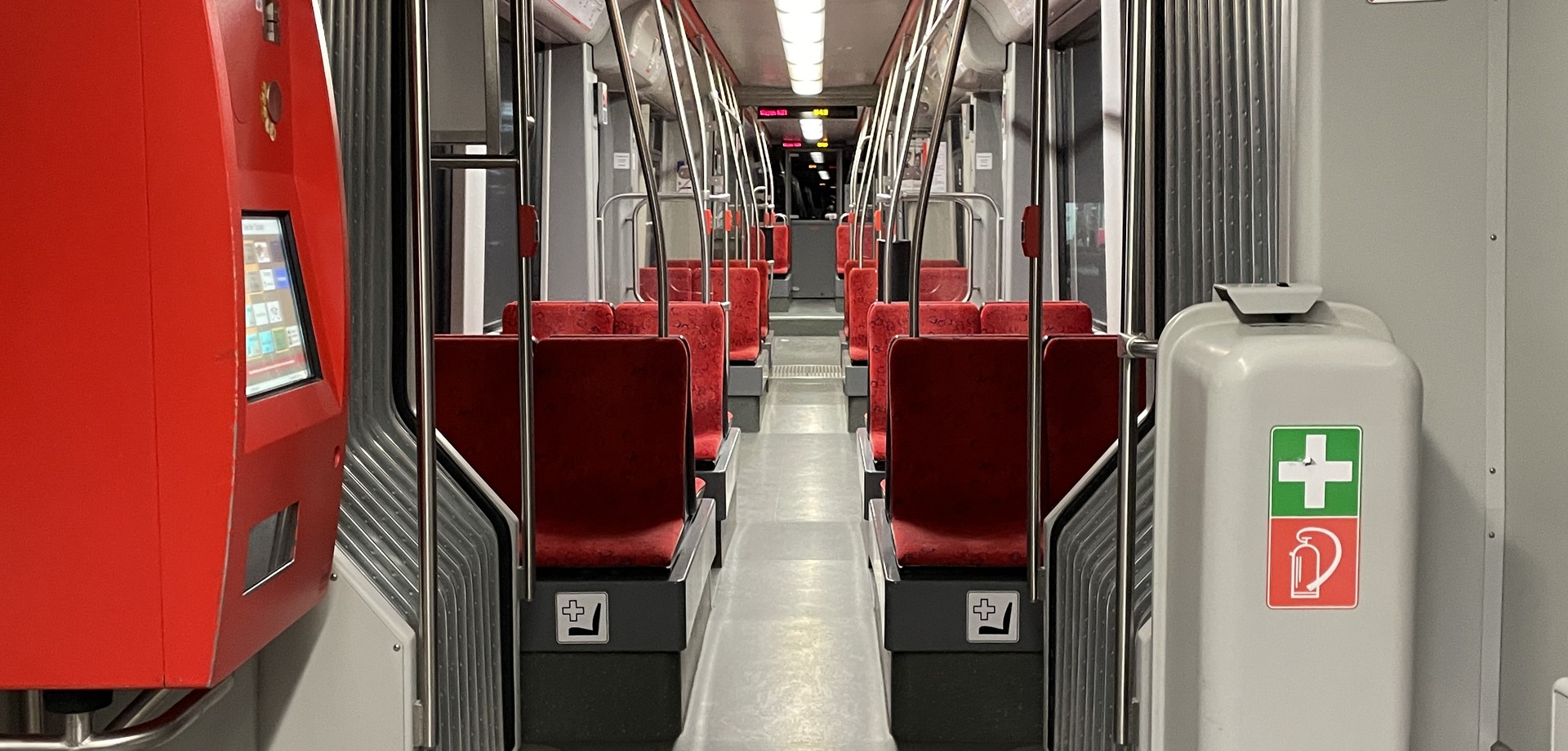 Bahn von innen